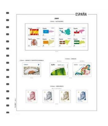 FILOBER suplemento color sellos ESPAÑA 2023 1ª parte montado  - 1
