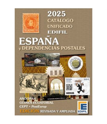 Catálogo de sellos Edifil 2025 de España y Dependencias  - 1